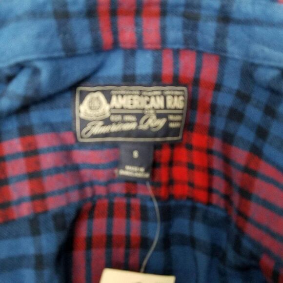 AMERICAN RAG Men's Long-Sleeve Plaid Shirt. Size Small. New With Tags $58 - Picture 4 of 4